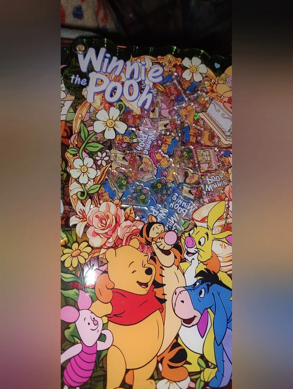 New! A5 Winnie The Pooh Acrylic Shaker Notebook With Paper